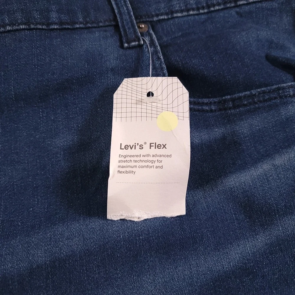 Levi's Men 559 Relaxed Straight Jeans 52x32 Blue Stretch Big Tall‎ NWT